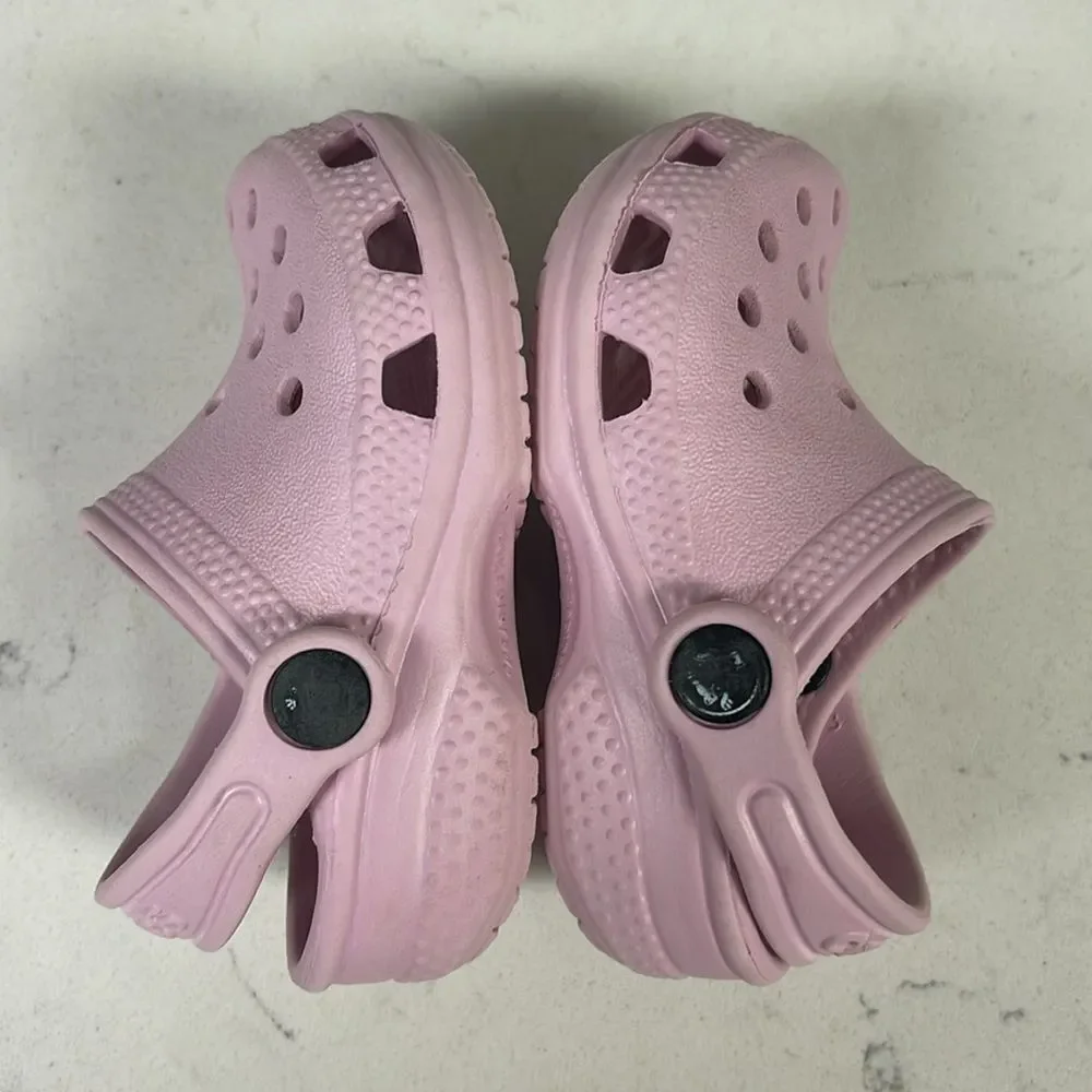 Toddler CROCS LITTLES™ CLOGS Size 2/3 Ballerina Pink